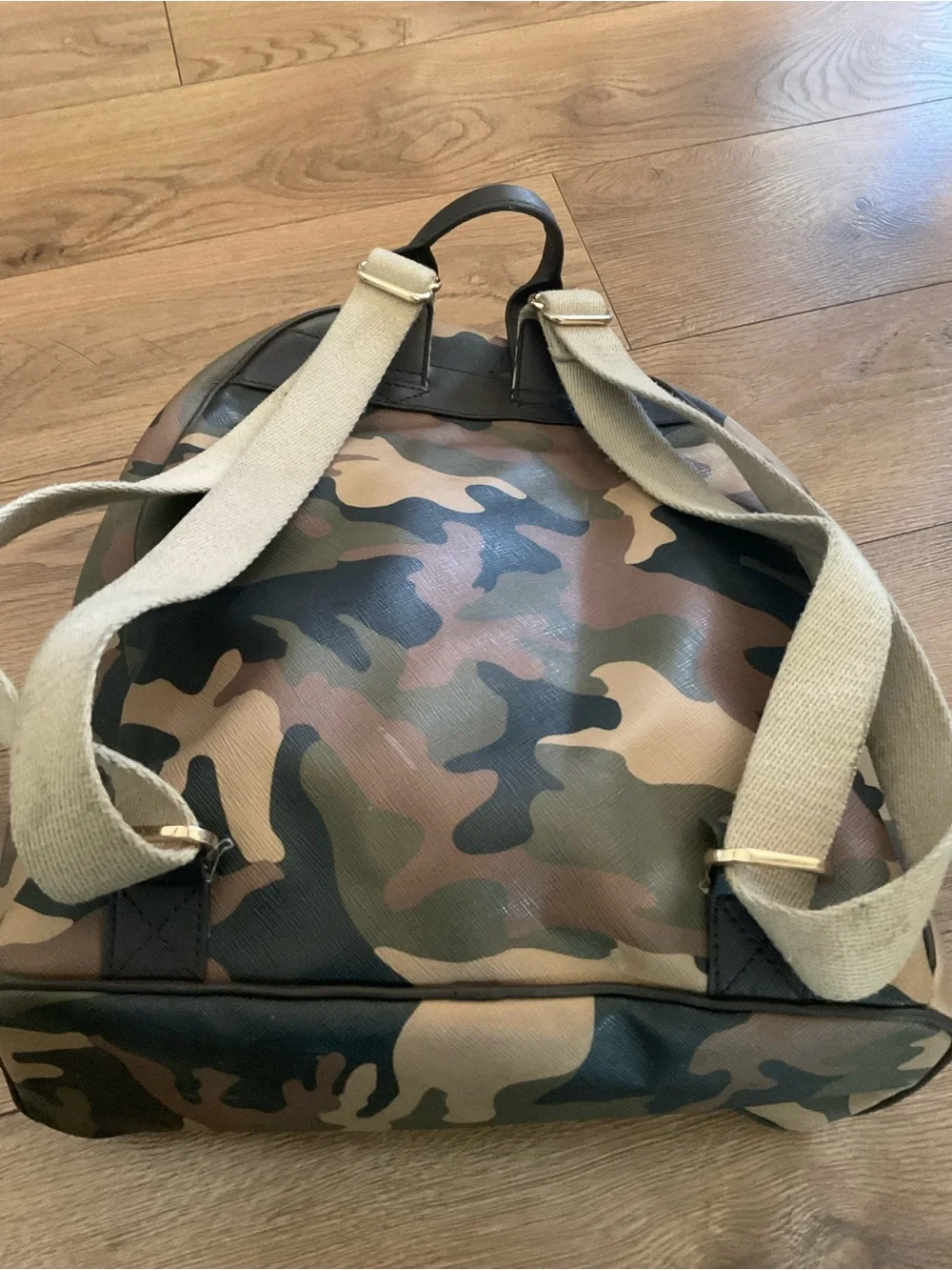Michael Kors Camo Print Men's Backpack - Green/Brown